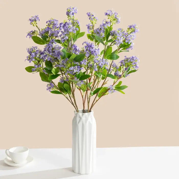 Fleur artificielle soie lilas