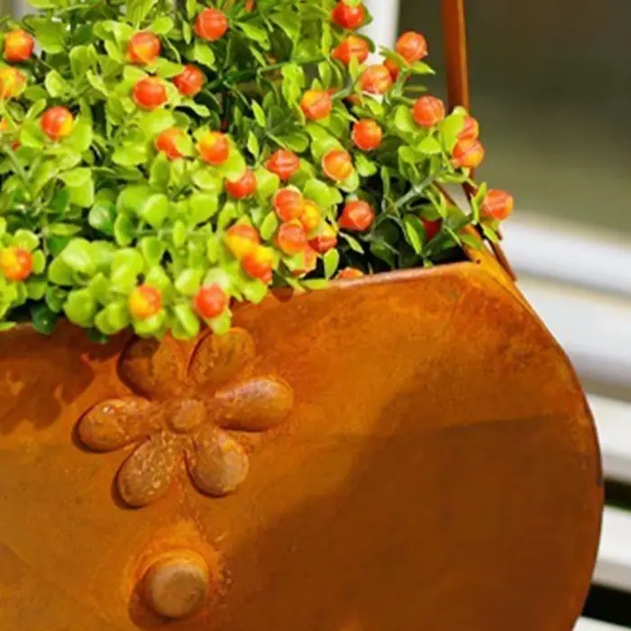 Pot fleur décoratif à main Pot plante