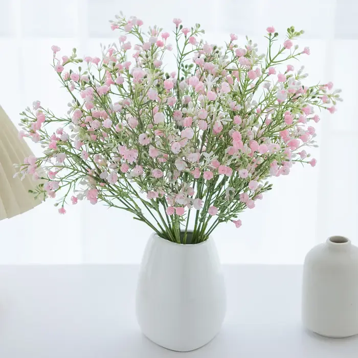 1pc fleurs artificielles plantes gypsophile mariage Bouquet de mariée maison chambre Vase Table jardin bricolage cadeaux photographie accessoires Decora