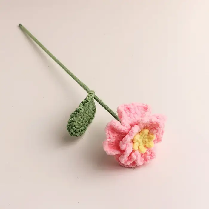 Bouquet de fleurs en Crochet de pivoine