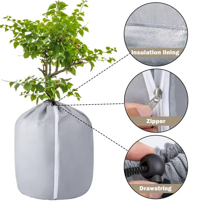 Housse isolante pour plantes de jardin, housse de protection contre le froid et le gel des arbres fr