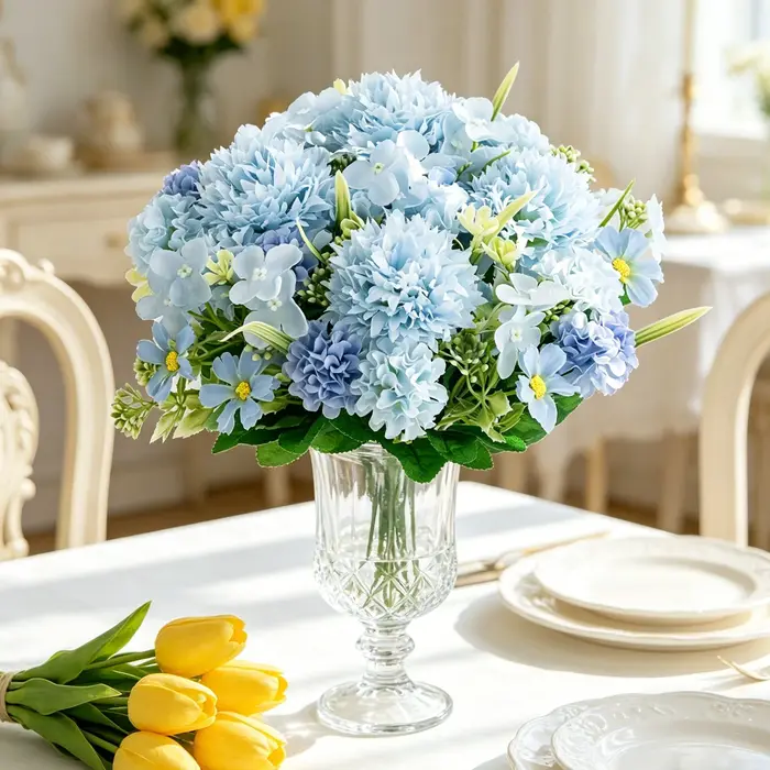 Fleurs artificielles en soie