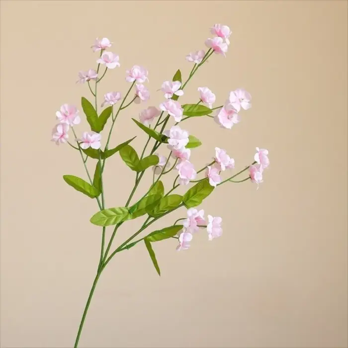 Nouvelles fleurs artificielles de myosotis à longue tige de 47 cm