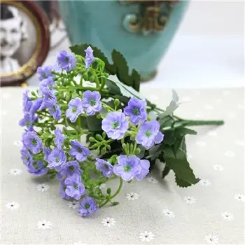 Nouvelles fleurs artificielles Miraflor 36 têtes, marguerites vives, pour la maison, les hôtels, les