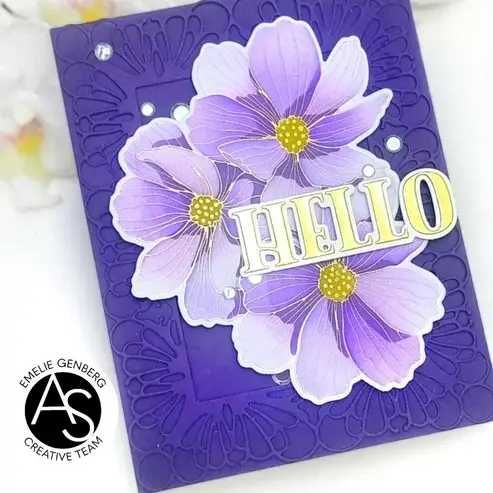 Cadre de découpe en métal pour clématites florales