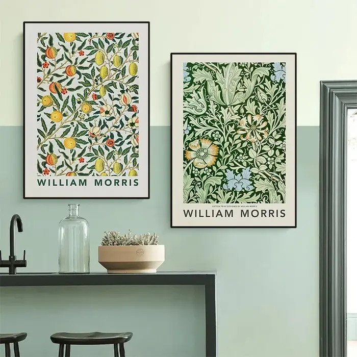 Affiche de fleurs de jardin moderne William Morris, Art Floral botanique Vintage, peinture sur toile, Art mural, décoration de maison pour salon