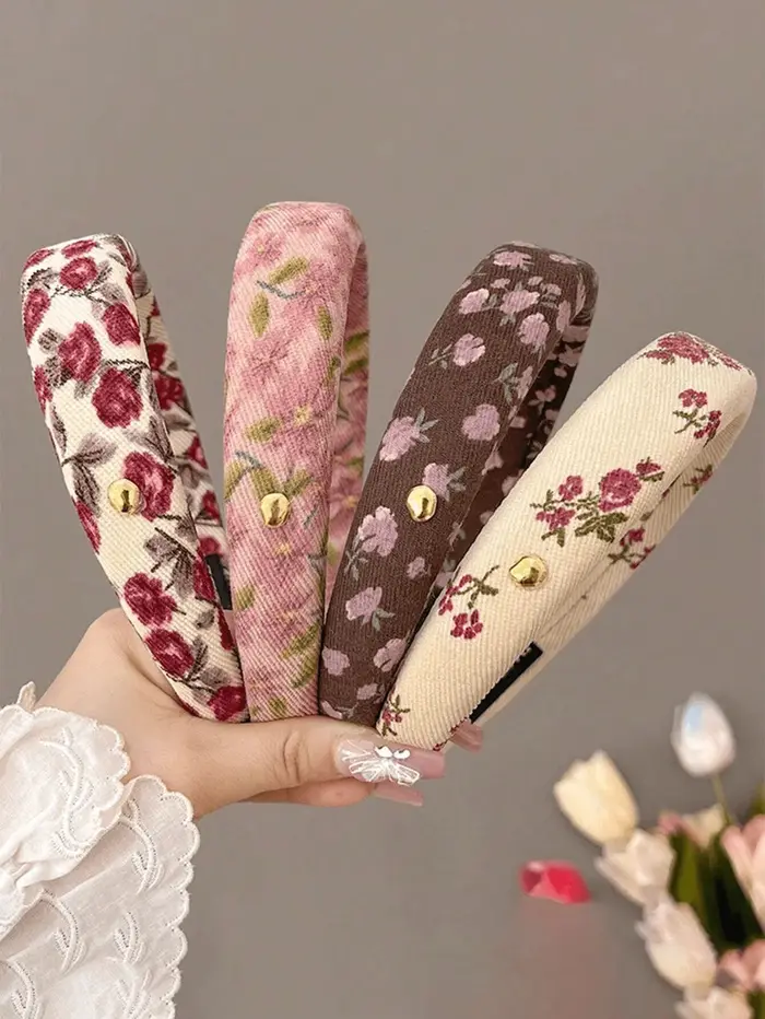 Bandeau floral français pour la saint-valentin pour femmes