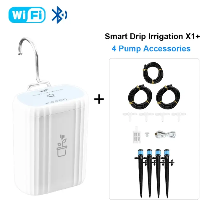 Kit de système d'irrigation goutte à goutte automatique WiFi Smart Life, contrôleur d'irrigation de
