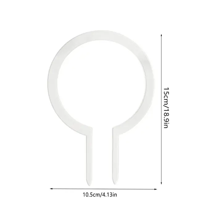 1 pièces petite plante transparente treillis en plastique plante ronde Support auxiliaire plante acc
