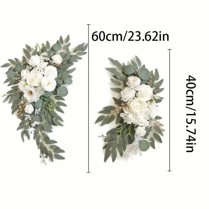Kit de fleurs artificielles pour arc de mariage