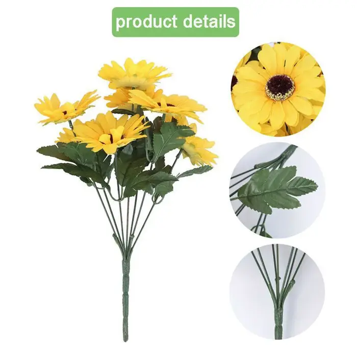 Bouquet de tournesols artificiels