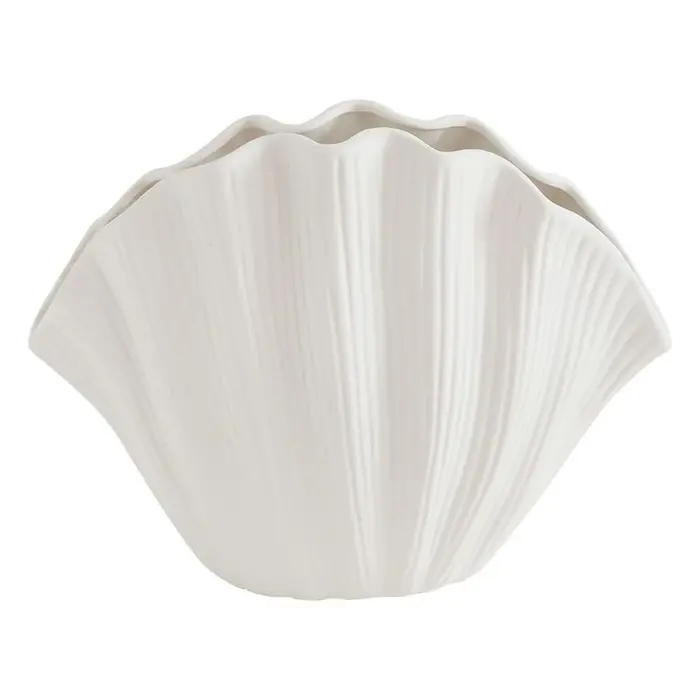 Vase en céramique coquillage