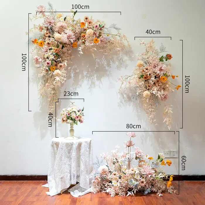 Arrangement floral rose personnalisé