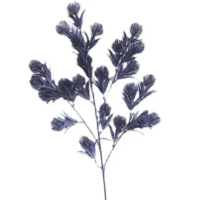 Plantes artificielles de cuir chevelu d'eucalyptus bleu brume