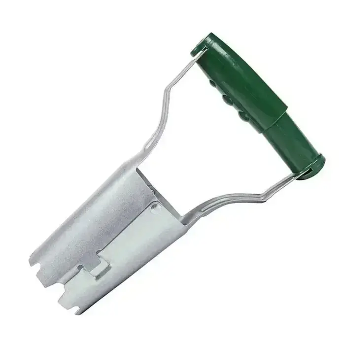 Semoir de plantation de fleurs en acier inoxydable avec manche en bois pour le jardinage