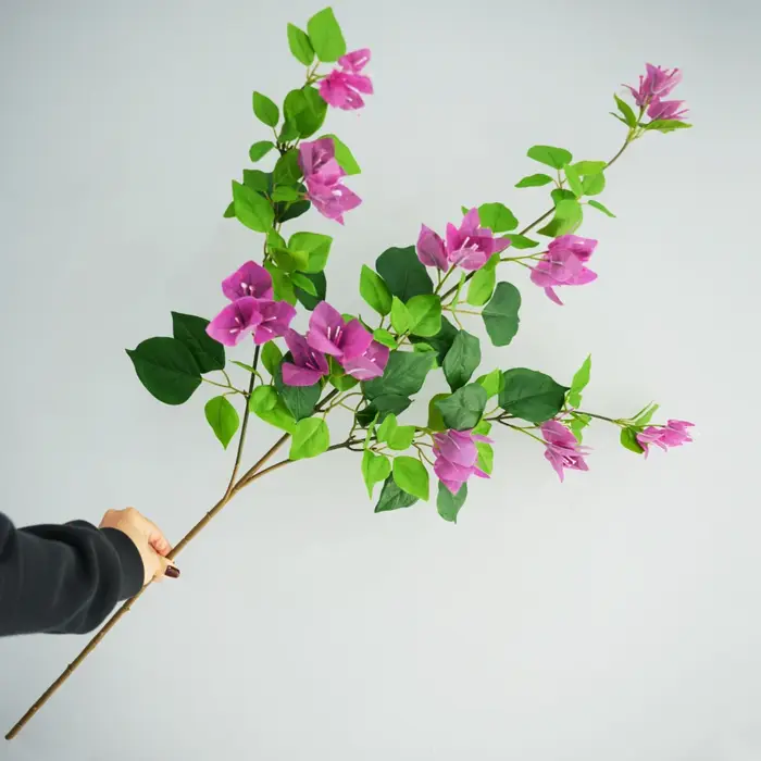 Bougainvillea artificielle florale à longue tige plantes