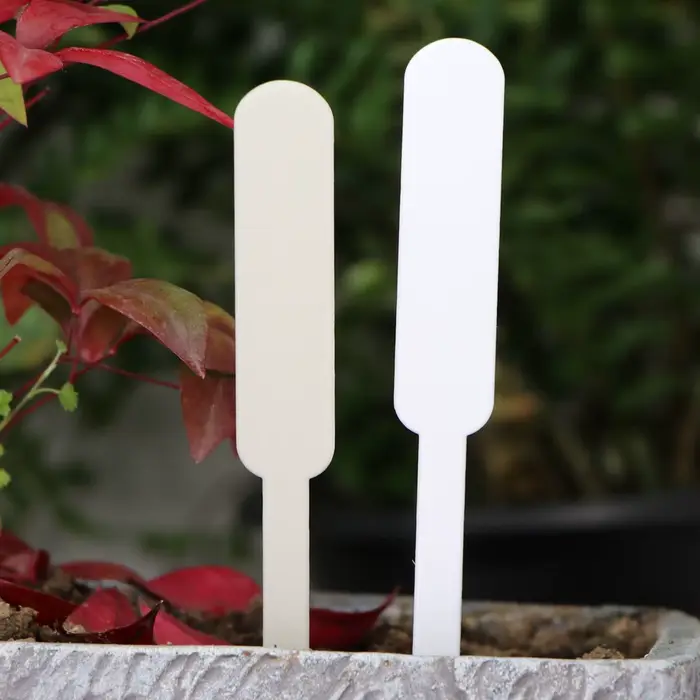 Nouvelles étiquettes de plantes de jardin étiquettes en plastique imperméables marqueurs de pépinièr