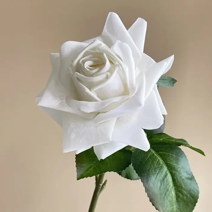 Bouquet de roses artificielles Premium Real Touch hydratantes, 5 pièces, pour mariage, fête, décorat