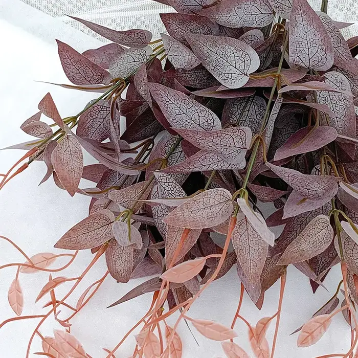 Feuille de plante artificielle en soie