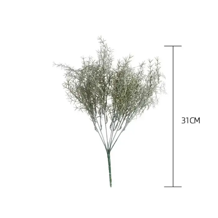 Tiges de romarin artificiel réaliste, fausses herbes décoratives pour accents d'intérieur, salon, cu