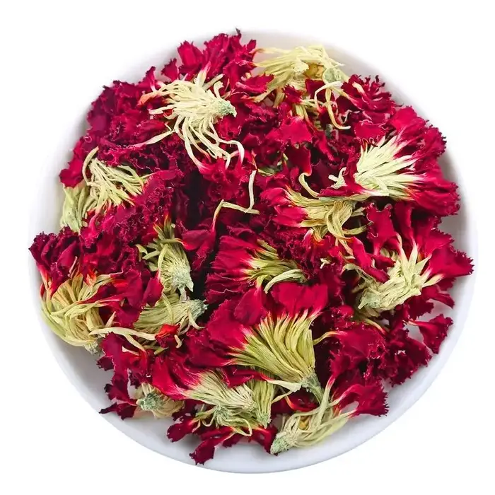 Fleurs séchées naturelles de carnation de qualité supérieure