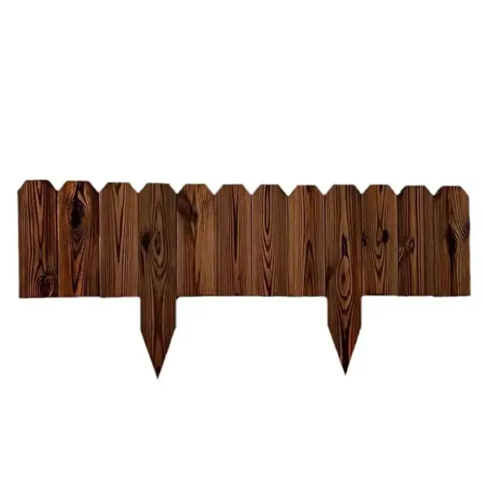 Clôture de parterre de fleurs, clôture en bois pliable, bordure de jardin, décoration extérieure fac