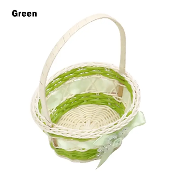 Magnifique panier de rangement pour fleurs fait à la main