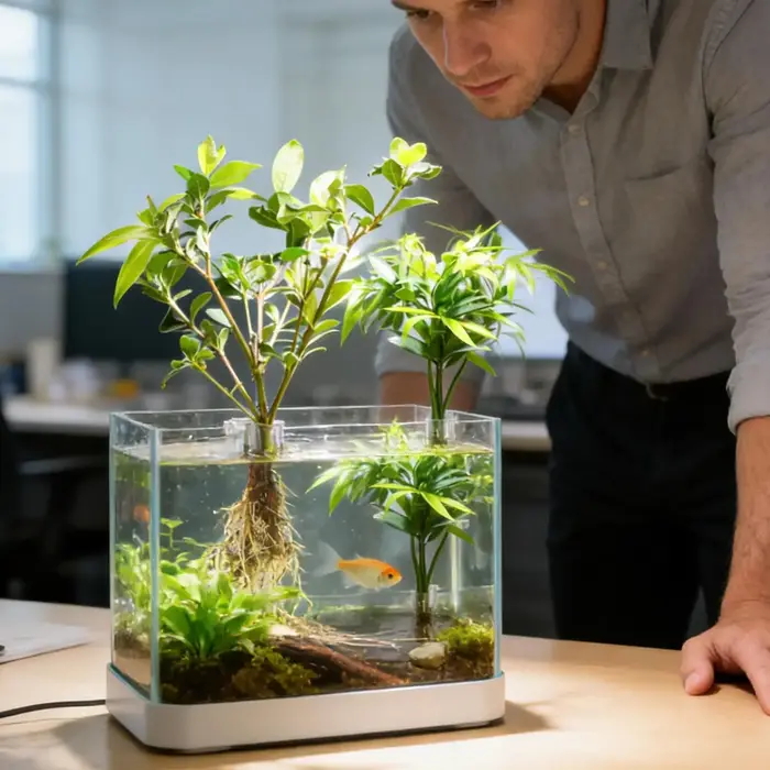 Support de Plantes d'Aquarium 6 Pièces