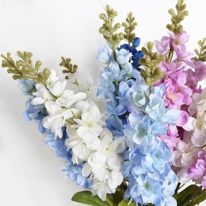 Branche de Fleur violette en jacinthe artificielle