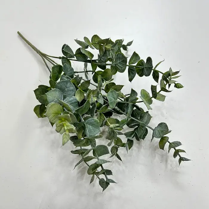 Plante artificielle d'automne 13.78 pouces, fausse feuille d'eucalyptus, Arrangement floral, décorat