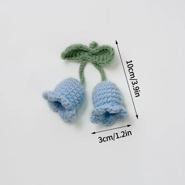 Pendentif fleur artificielle pour sac à main