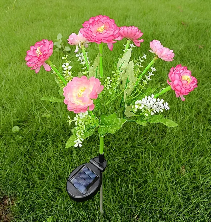 Lampes solaires LED d'extérieur pour jardin