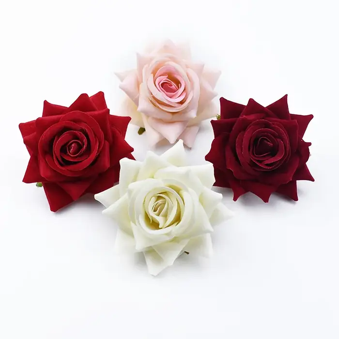 5/10 pièces fleurs artificielles pas cher bricolage cadeaux de saint valentin boîte à bonbons Scrapbook pour mur de mariage décorations de noël pour la maison