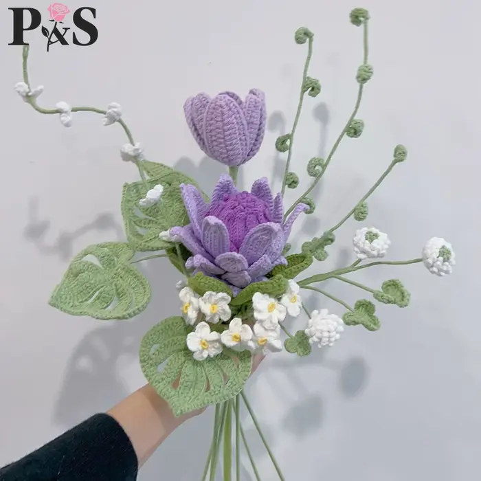 Fleurs au Crochet faites à la main