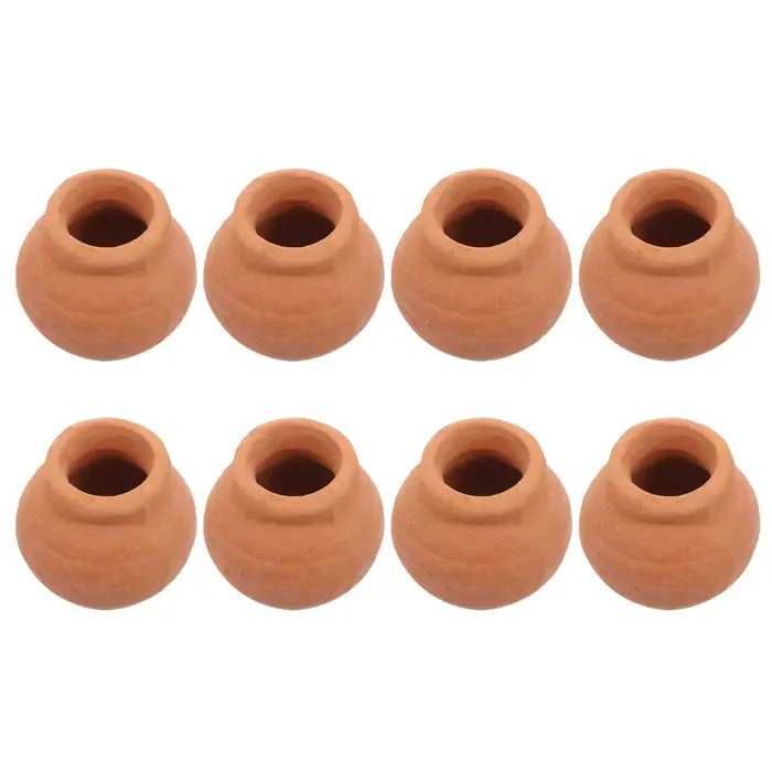 8 petits pots en argile, mini jardinières en terre cuite pour plantes succulentes, petits pots de fl