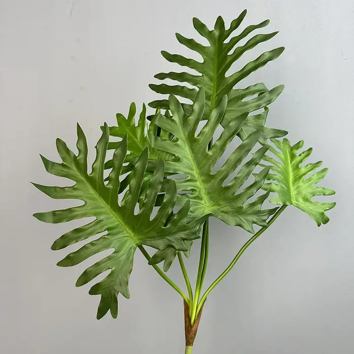 Plantes vertes simulées au toucher