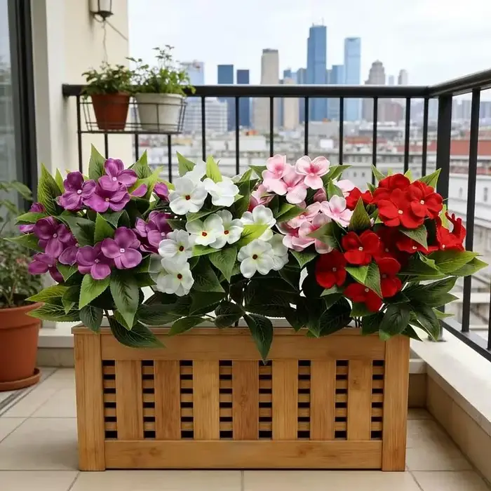 Fleurs artificielles de vinca