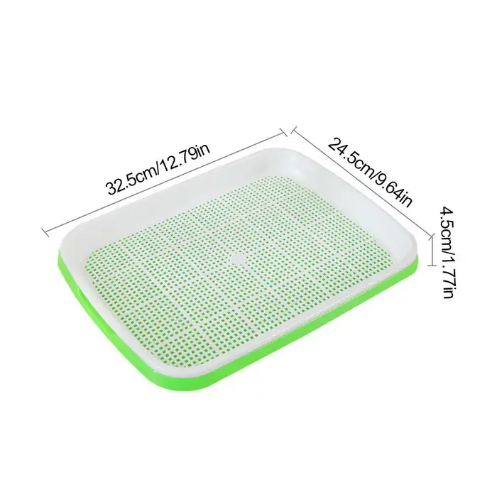 Lot de 3 plateaux de semis pour culture hors-sol