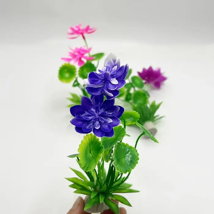 Plantes aquatiques artificielles décoratives pour aquarium