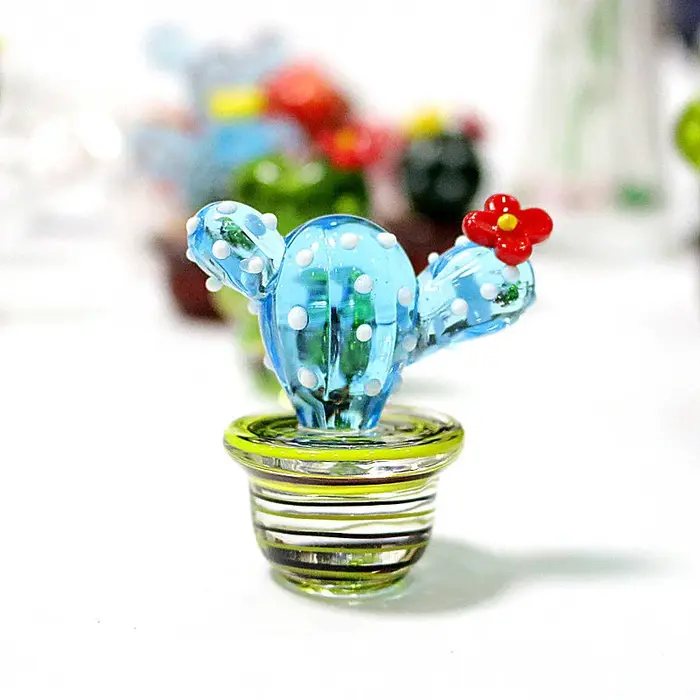 Figurines d'Auckland en verre de Murano faites à la main
