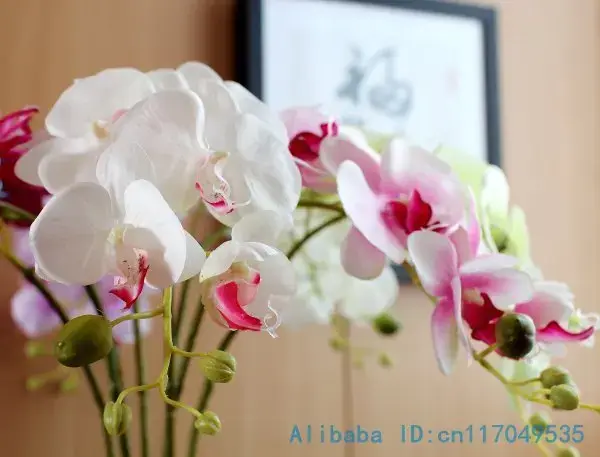 InjFlower-Orchidée Papillon Artificielle