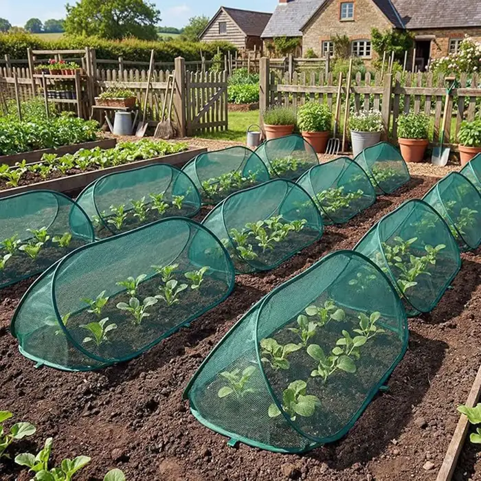 Housses de protection pour plantes d'extérieur, filet de protection pour jardin, filet pop-up lavable pour serre intérieure, cour, véranda, aménagement paysager, lit de culture surélevé