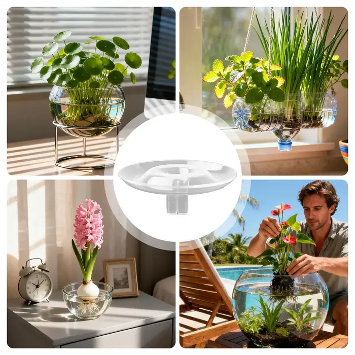 Support de fleurs flottant hydroponique