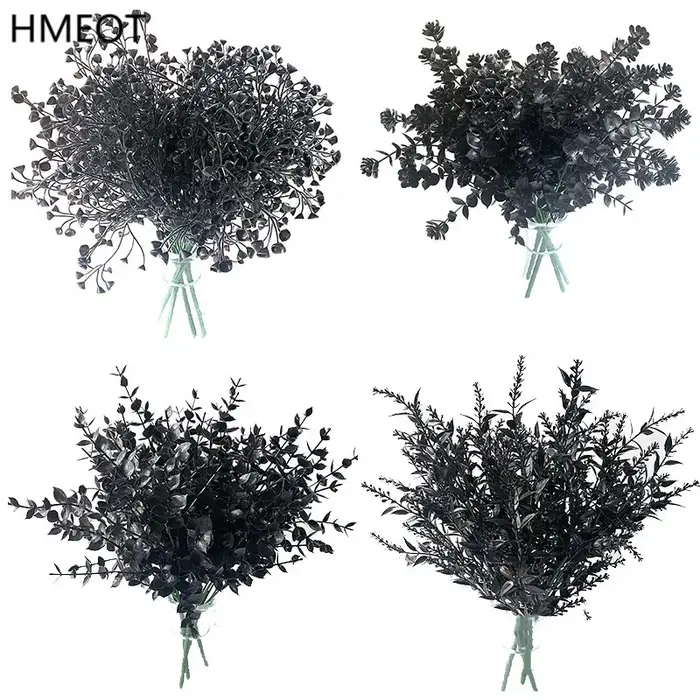 Plante Artificielle Noire d'Halloween
