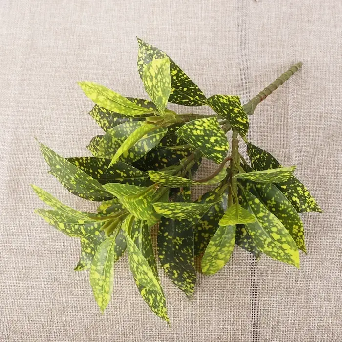 Plantes vertes en bois artificielles changeantes de documents