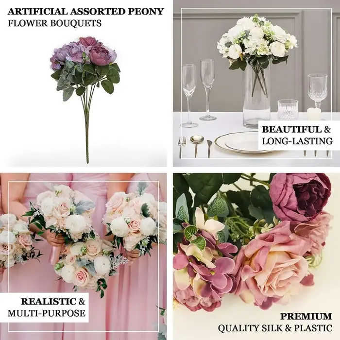 Fleurs Artificielles en Soie Hydrangea Rose pour Mariage Jardin Cour Bouquet de Mariée Décoration de Festival Vase Maison Chambre Table Élégant Cadeaux DIY