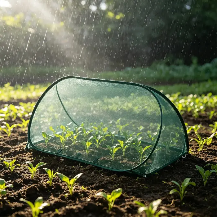 Housses de protection pour plantes d'extérieur, filet de protection pour jardin, filet pop-up lavable pour serre intérieure, cour, véranda, aménagement paysager, lit de culture surélevé