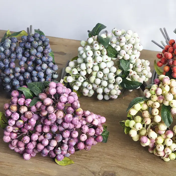 10 pièces de fleurs artificielles en mousse