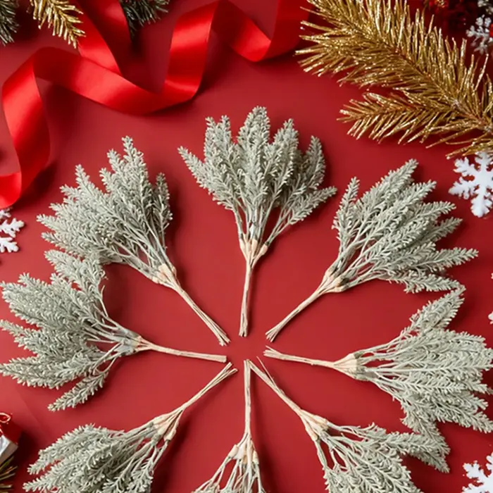 Plantes artificielles or faux blé oreille arbre de noël décoration maison chambre mariage arc décor boîtes à bonbons produits de haute qualité