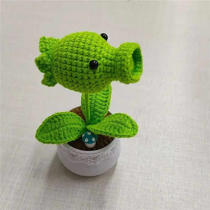 Plantes Zombies tournesols pois jardinières plantes bureau tissage décorations maison bureau décorat